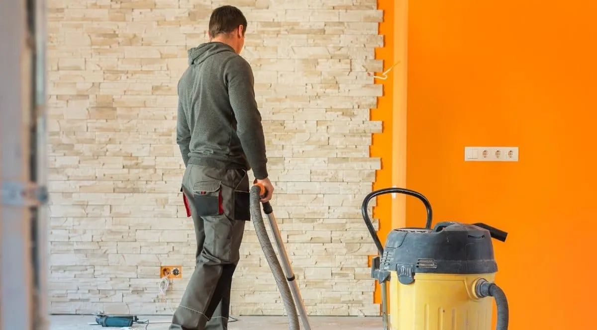 En bild på Byggstädning